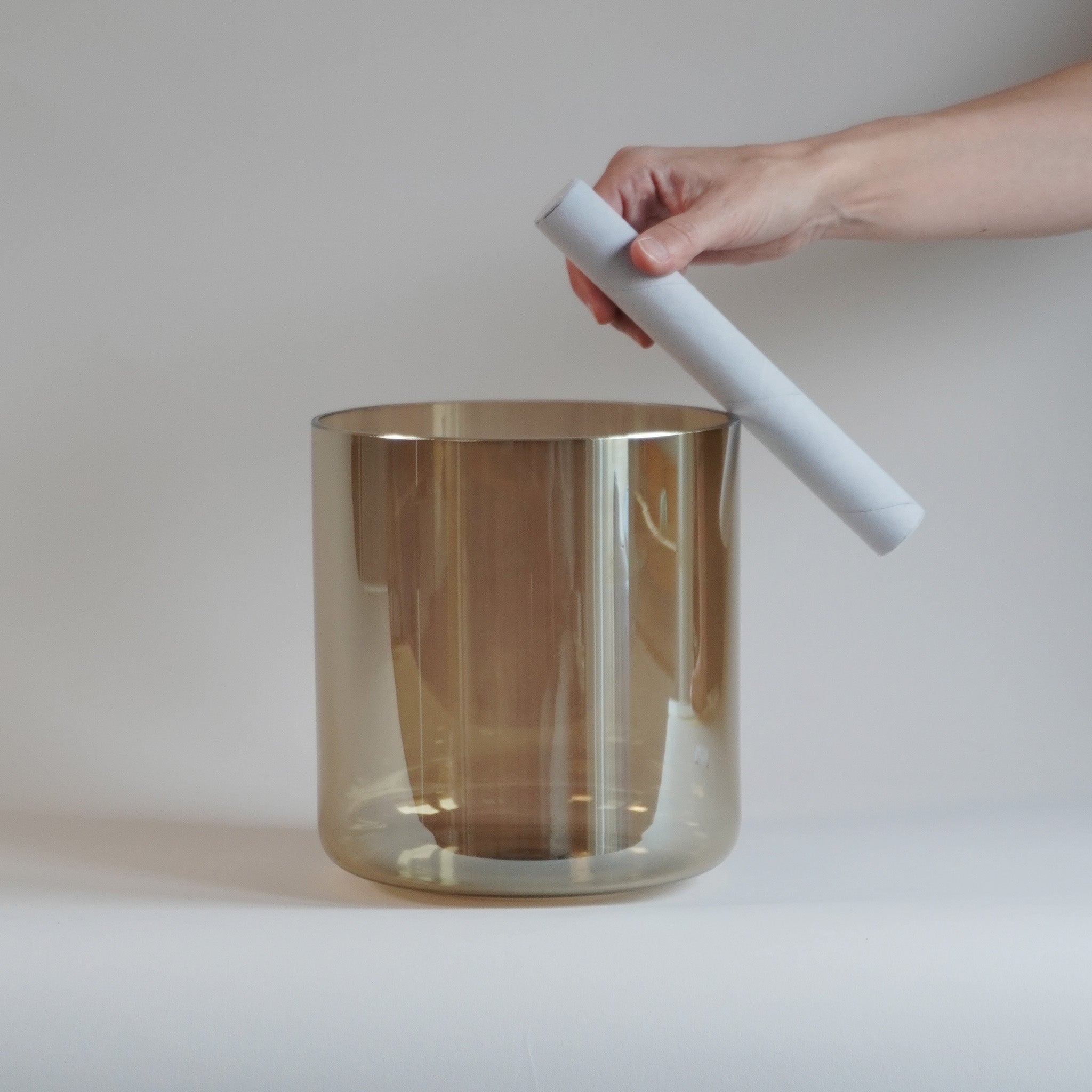 7” F-10 (4. Oktave) in 432&nbsp;Hz Kristallklangschale&nbsp;I Infinity Bowls®