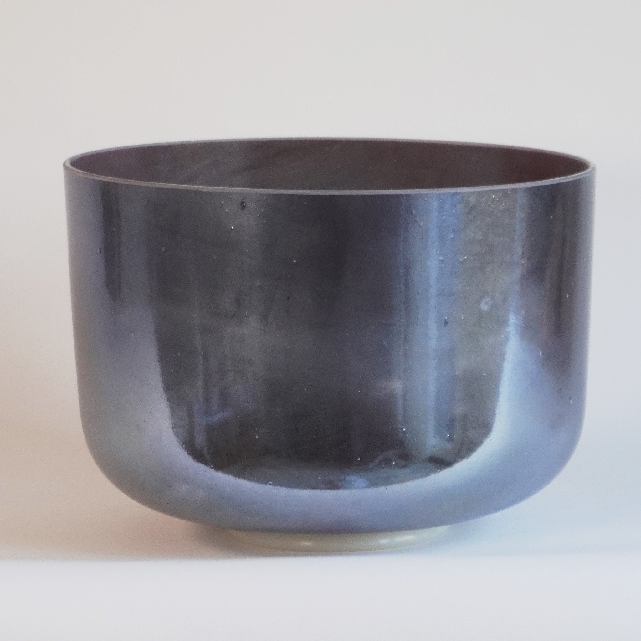 12” D+30” (3. Oktave) Amethyst, Palladium Alchemy Crystal Singing Bowl I Crystal Tones®