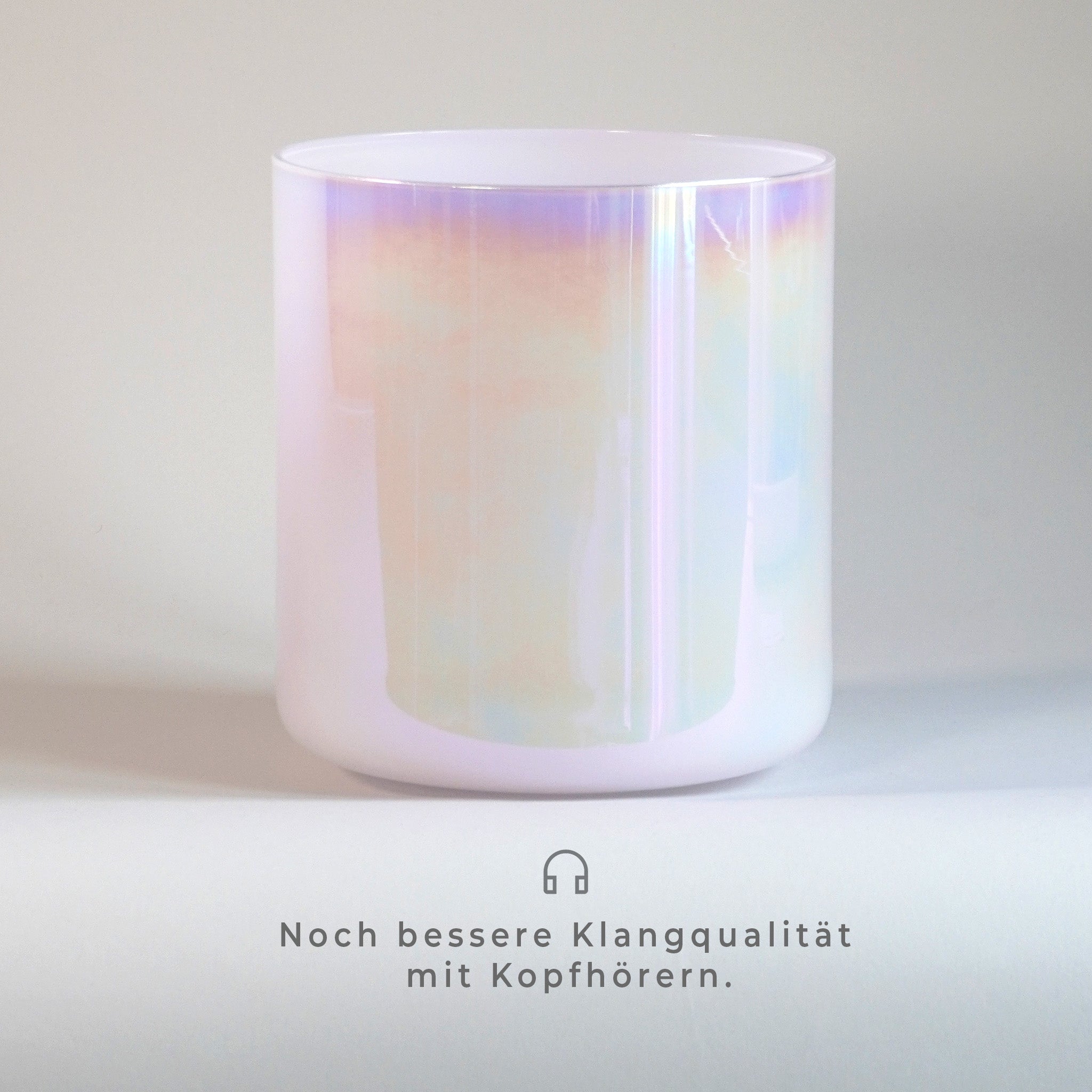 Kristallklangschale Perlmut E
